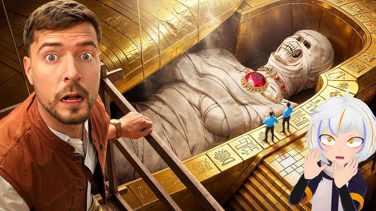 Pasé 100 Horas en las Pirámides! | ChuyMine REACCIONA a MrBeast