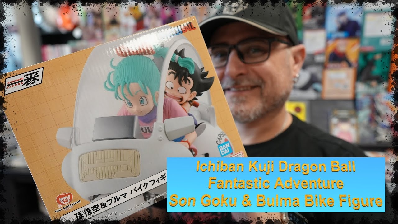Ichiban Kuji Dragon Ball - Fantastic Adventure  Son Goku & Bulma Bike Figure