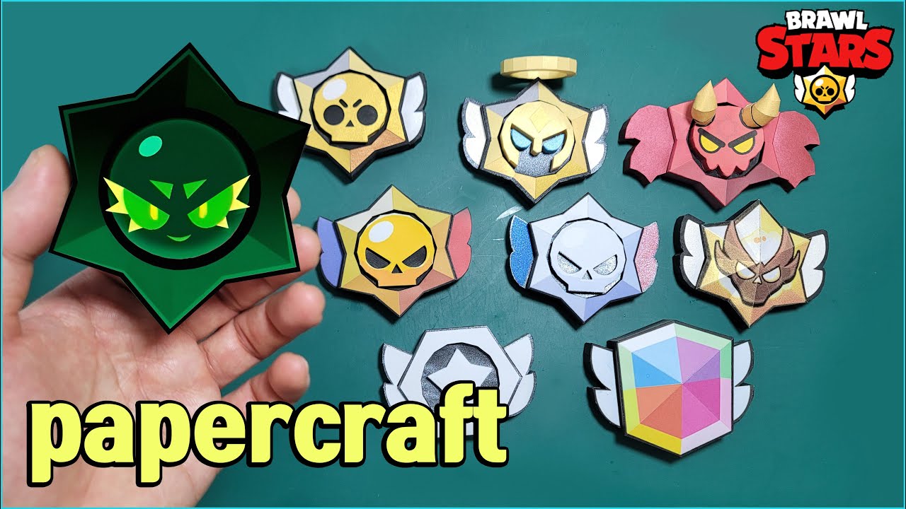 Как сделать новую бумажную поделку «Хаос Дроп» из Brawl Stars: оригами.