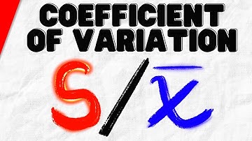 Find Coefficient of Variation | Statistics