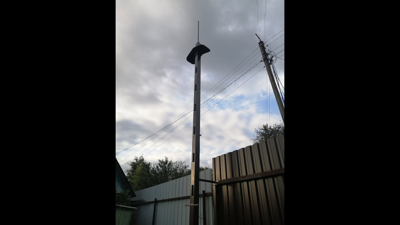 Изготовление и установка трубостойки для ввода СИП на участок, Часть 1 ...