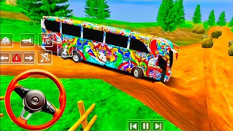 Coach Bus Simulator India Off-road Driving Bus Game | New Update 2025 Full Gameplay Video Part #90🔥🥰