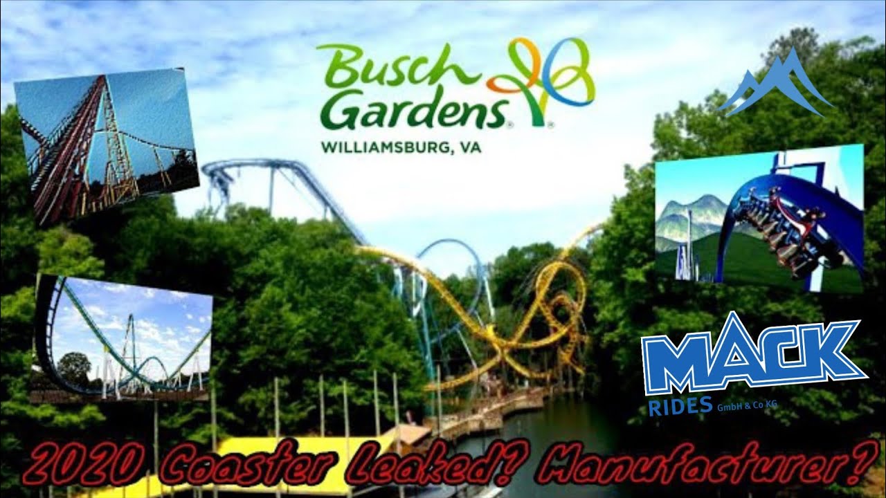 Busch Gardens Williamsburg 2020 Giga Leaked Manufacturer Youtube