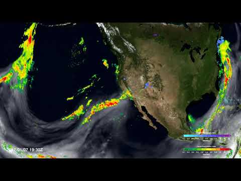 Animation of an atmospheric river