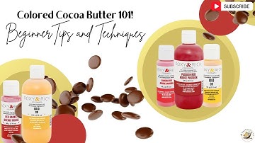 Colored Cocoa Butter 101: Tips & Techniques with Pastry Chef Frances Coffey 🎨