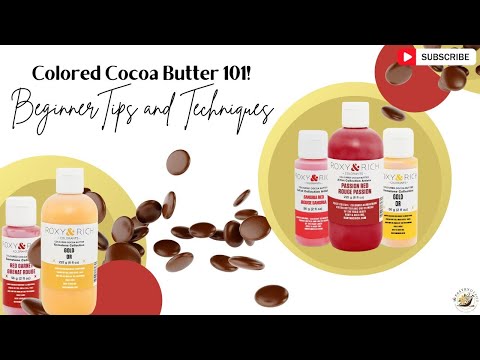 Colored Cocoa Butter 101 Tips Techniques with Pastry Chef Frances Coffey