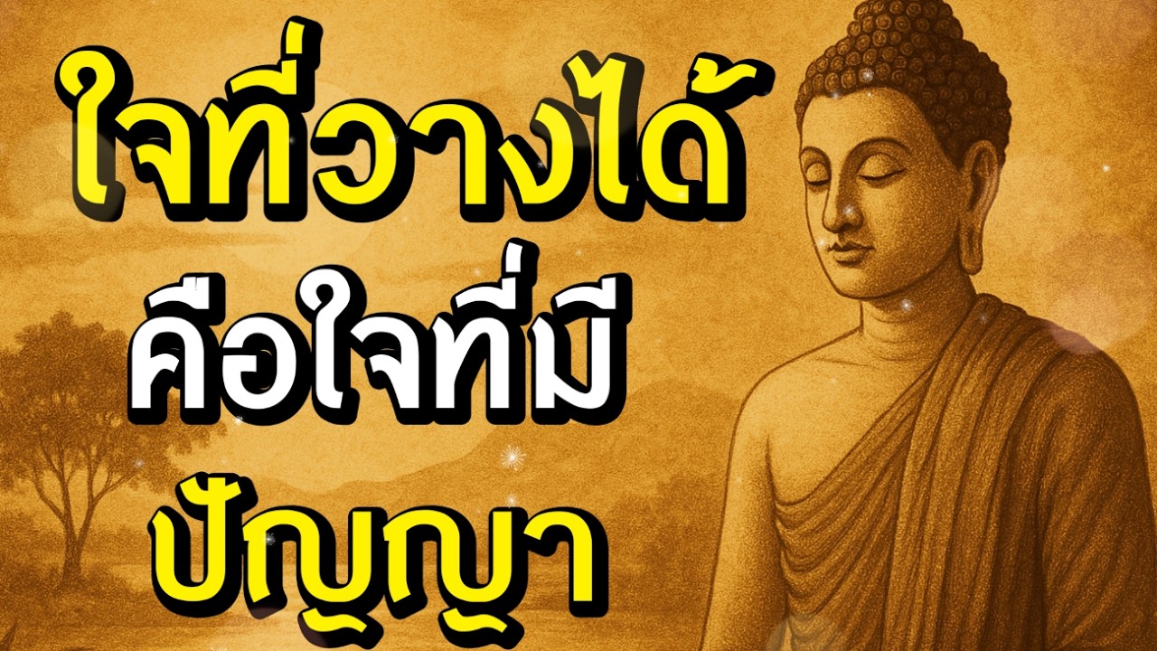 ธรรมะสอนใจ : Ep307 : ใจที่วางได้คือใจที่มีปัญญา