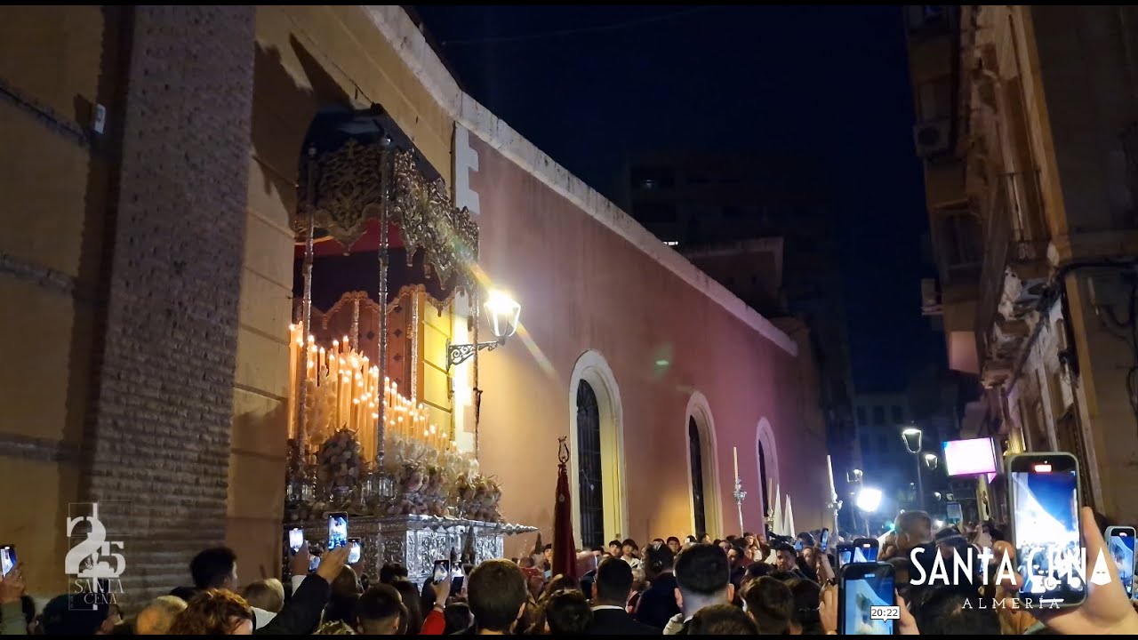 Salida de la Hermandad de la Santa Cena de Almería 2024 | Multicámara - Audio desde las trabajaderas