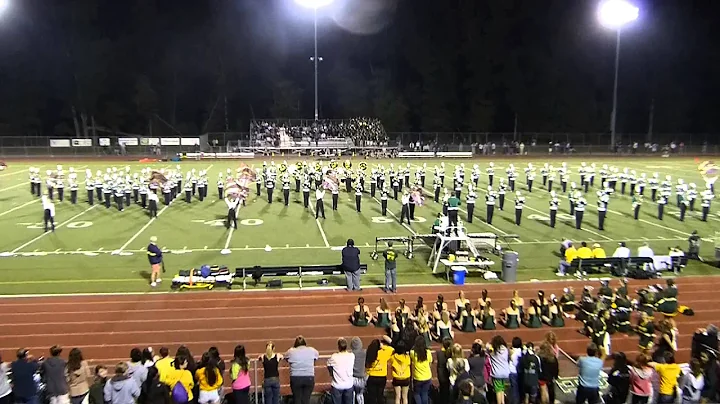 Montgomery High School Marching Band NJ 9/20/2013 Halftime Performance
