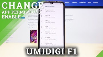 How to Manage App Permissions in UMIDIGI F1 – App Manager
