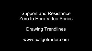 How to autotrade Support and Resistance in Forex - Part 3 - Drawing Trendlines using swing points