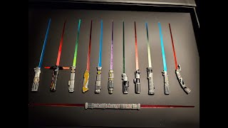 Limited Edition Star Wars Lightsaber Hilts Boxed Set Pin Collection Disney