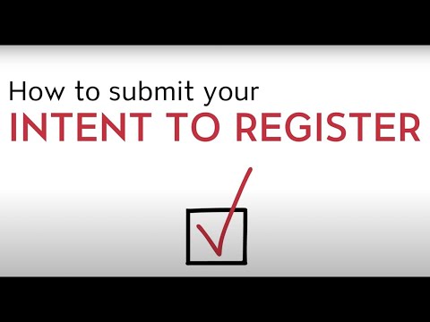 CSUN – How to Submit Your Intent to Register