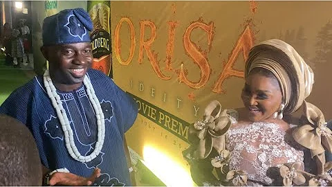 ARRIVAL OF MERCY AIGBE & ALHAJI ADEKAZ TO ODUNLADE ADEKOLA LATEST MOVEI “ORISA”