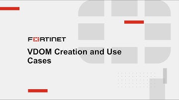 VDOMs (Virtual Firewalls) on a FortiGate