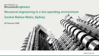 Structural engineering in a live operating environment: Central Station Metro, Sydney