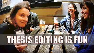 Dissertation Editing Help & Advice - Bootcamp in Brighton! | PhD vlog