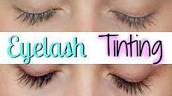 EYELASH TINTING AT HOME