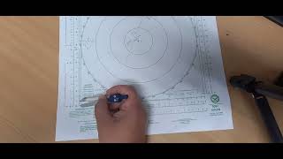 radar manual plotting part 2, how to do radar plotting on sheet
