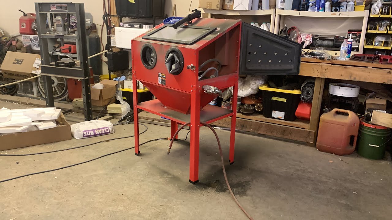 UPGRADING MY HARBOR FREIGHT SAND BLAST YouTube