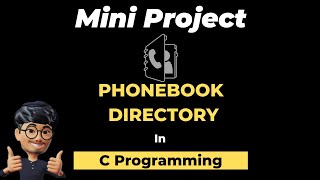Coding a Phonebook Directory Mini Project in C | Telephone Directory in C | ASMR Programming screenshot 5