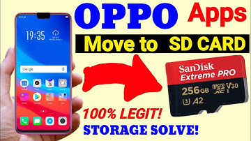 Paano Maglipat Ng Apps Papuntang SD CARD sa OPPO A3s / A5s | How to move apps to sd card oppo A3s