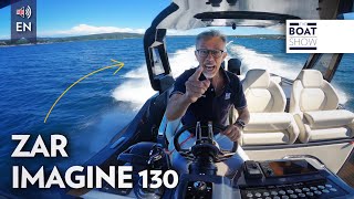 [ENG] ZAR IMAGINE 130  2X 600 HP Mercury Maxi Rib Review  The Boat Show