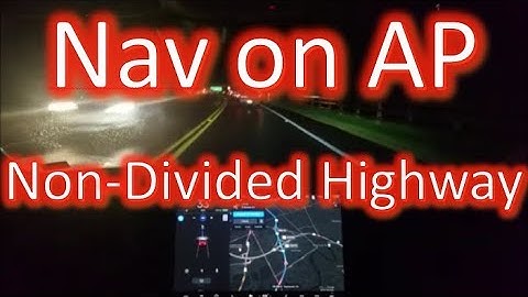 Navigate on Autopilot on a Non-Divided Highway!