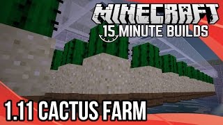 Minecraft 15-Minute Builds: Minecraft 1.11 Cactus Farm