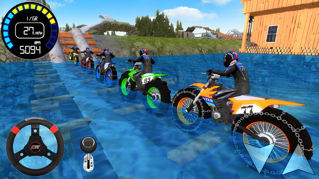 Impossible Motocross Dirt Bike Offroad Racing 3D #2 - Motor Bike Stunt Racer 2026 - Gameplay Android