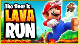 SUPER MARIO RUN | MARIO ICE RUN! | Viral Interactive Game | Immersive Interactive Warm Up