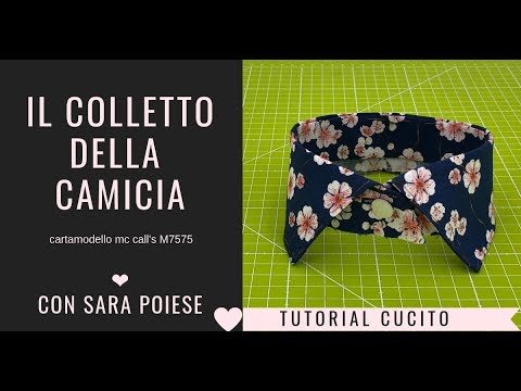 Cucire il colletto della camicia | tutorial in sartoria con Sara Poiese