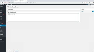 Create new BuddyPress Profile Field Group