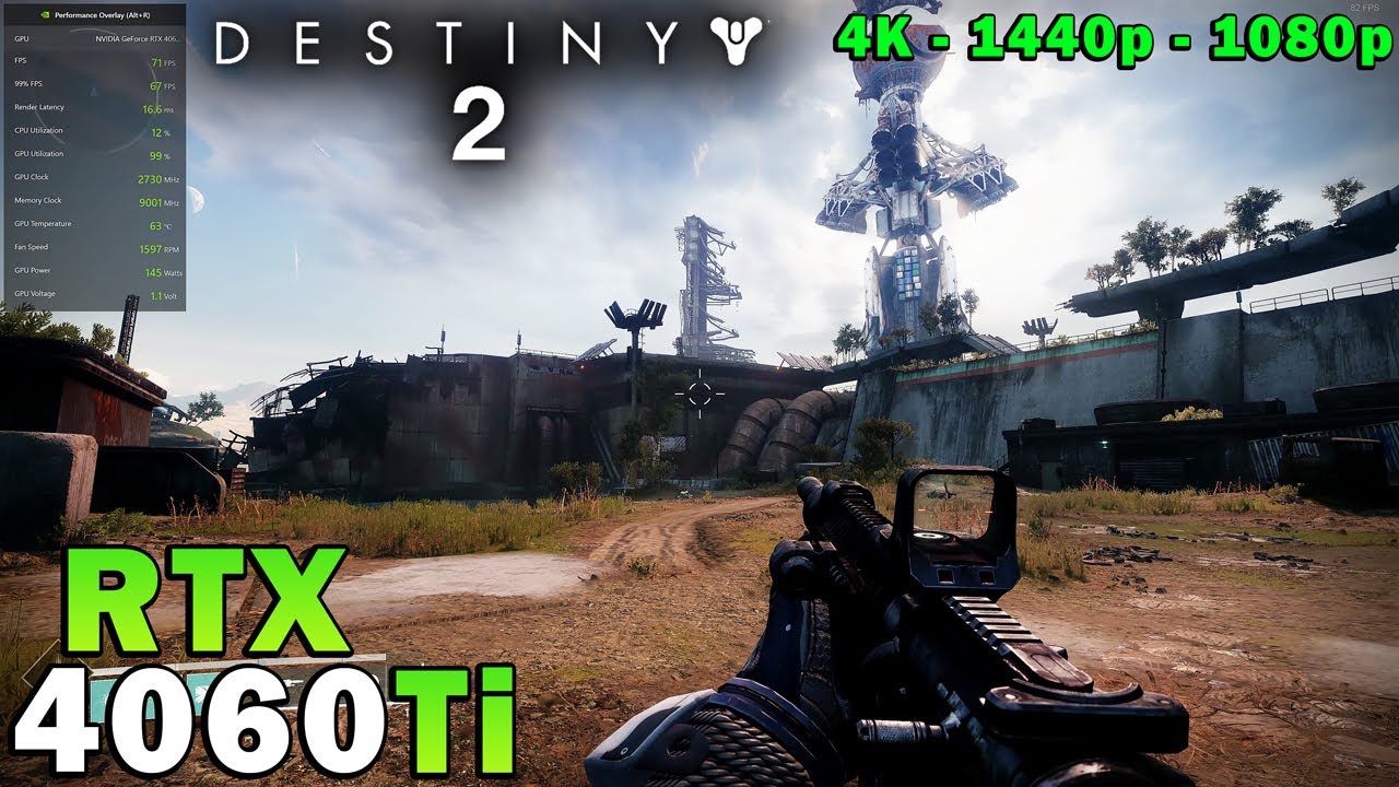 Destiny 2 | RTX 4060 Ti | Ryzen 7 5800X3D | 4K - 1440p - 1080p | Maximum Settings