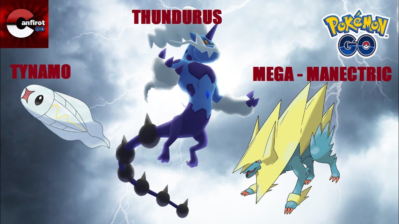 Tynamo, Mega Manectric e a forma Therian de Thundurus estão chegando com  toda energia para o primeiro evento temático de Pokémon do tipo Elétrico:  Carga total! – Pokémon GO