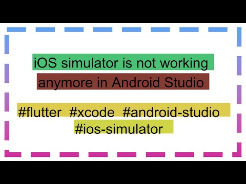 iOS simulator is not working anymore in Android Studio