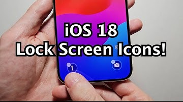 iOS 18 How to Change Lock Screen Shortcut Icons - iPhone