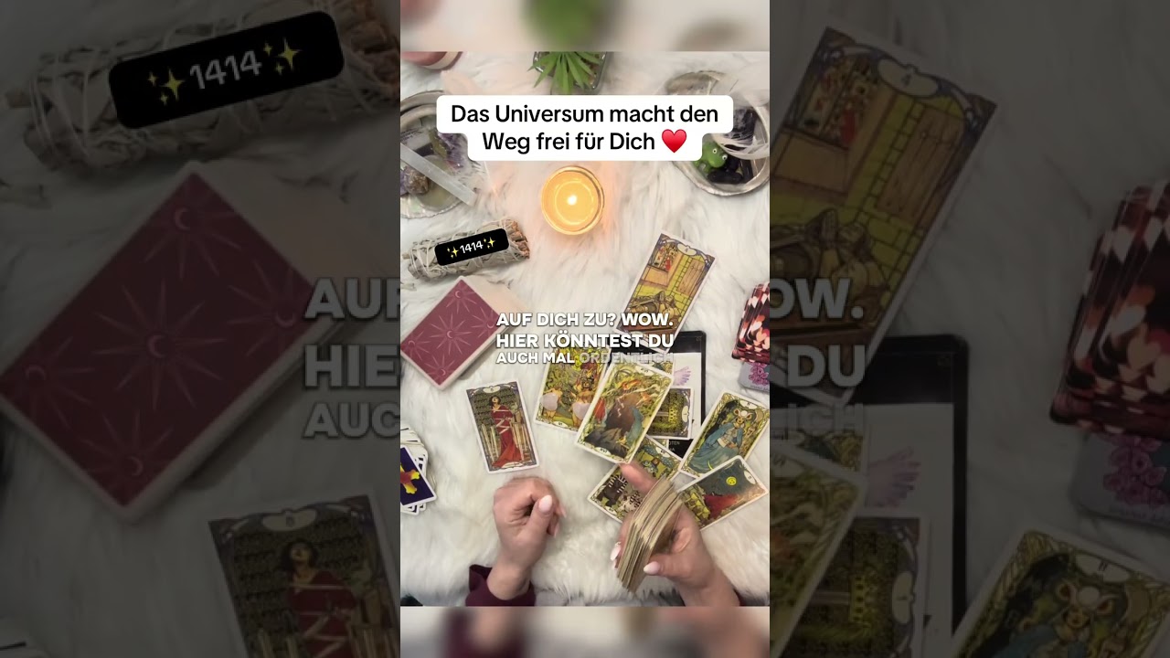 Das Universum macht den Weg frei für Dich ♥️