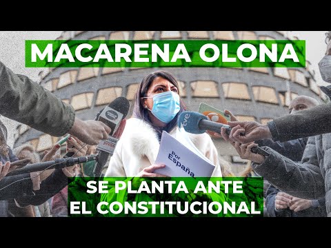 Macarena Olona se planta ante el Constitucional para juzgar su nula actuación