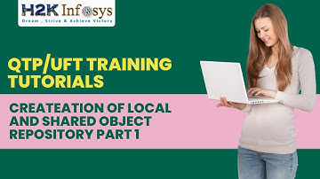 QTP/UFT Training Tutorials | Createation of  LOCAL and SHARED Object Repository | Part 1 Tutorial 3