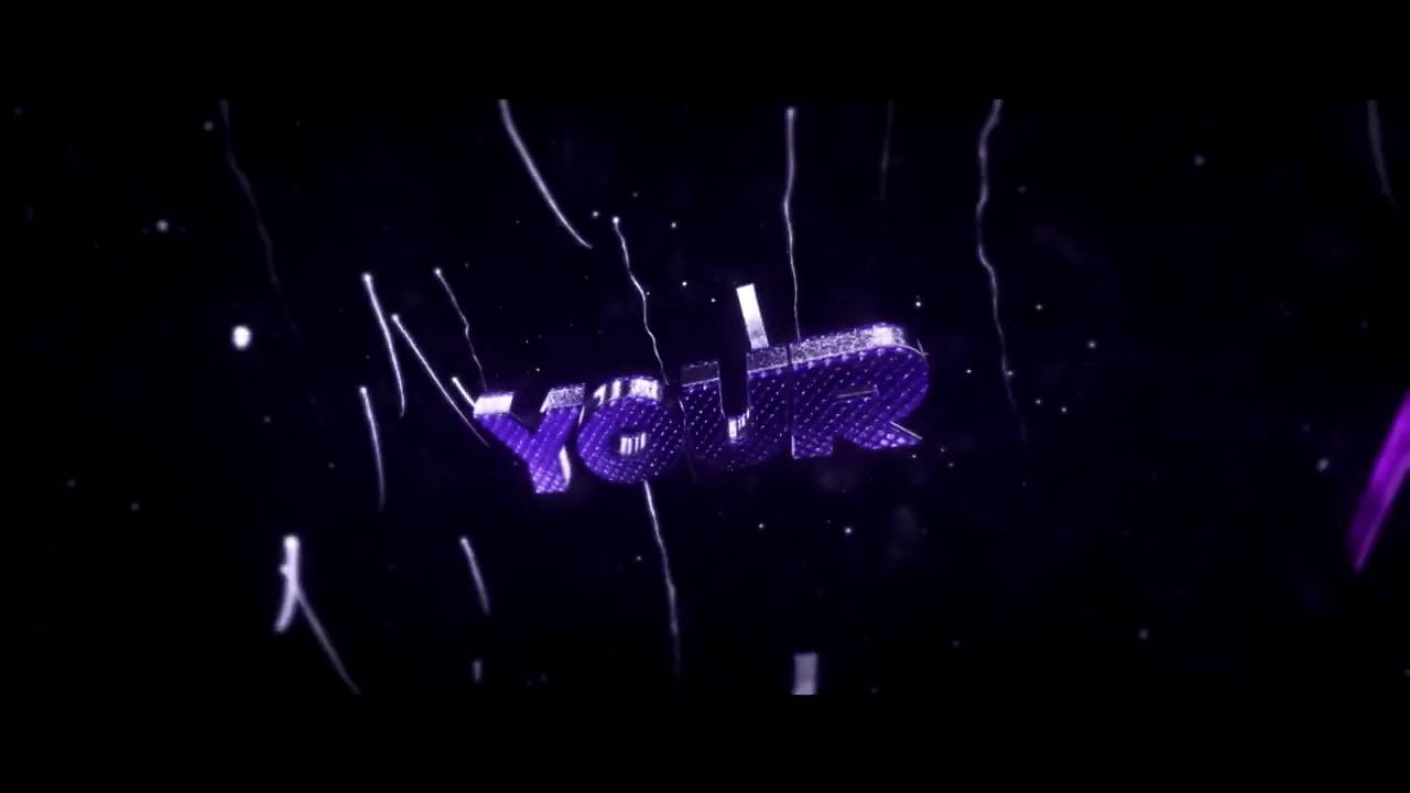 AWESOME PURPLE INTRO TEMPLATE! [C4D,AE]
