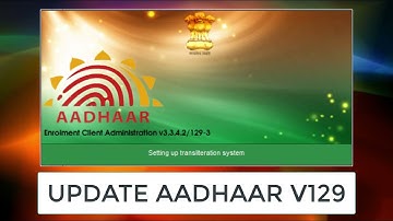 Aadhaar Update from v96 to v129 | Easiest Method