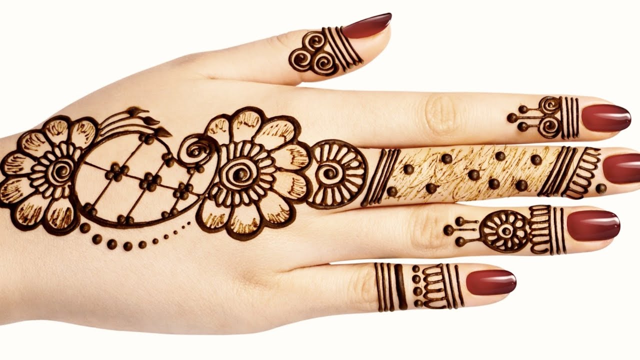 Mehandi Design||Asan Mehandi ki design|#mehandi #hennadesign #asanmehndidesigns 
