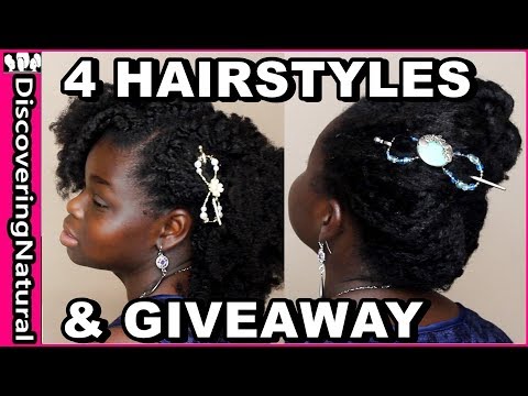 317 3 Quick Hairstyles For Natural Hair Prom We Youtube