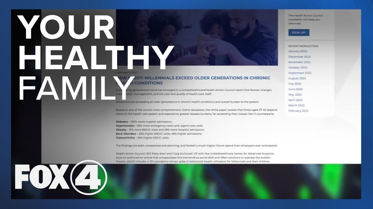 Your Healthy Family: Millennials have more chronic conditions than older generations