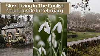 SLOW LIVING IN FEBRUARY IN THE ENGLISH COUNTRYSIDE - Snowdrops and Winter Wanders