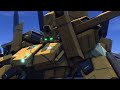 GBO2: Full Armor ZZ Gundam Gameplay1 (Zeta Gundam 3B "Grey Zeta" Colors)