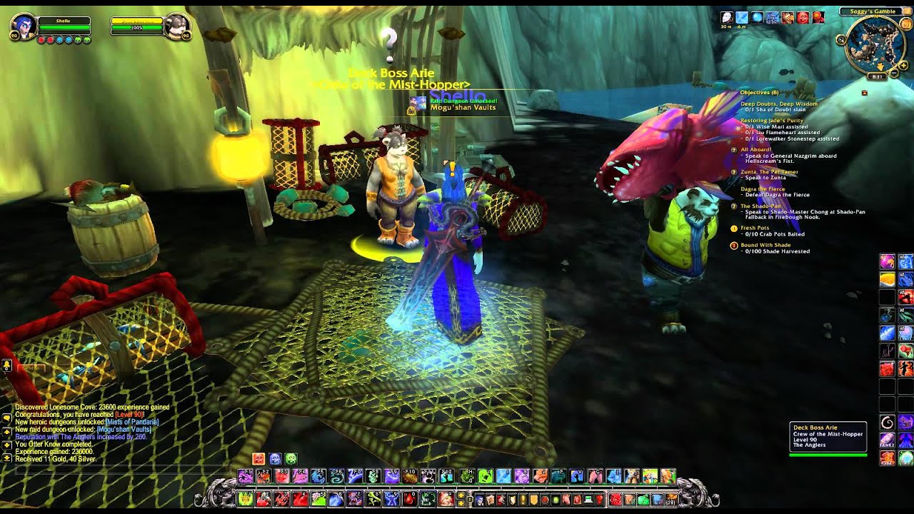 Realm First Level 90 DK