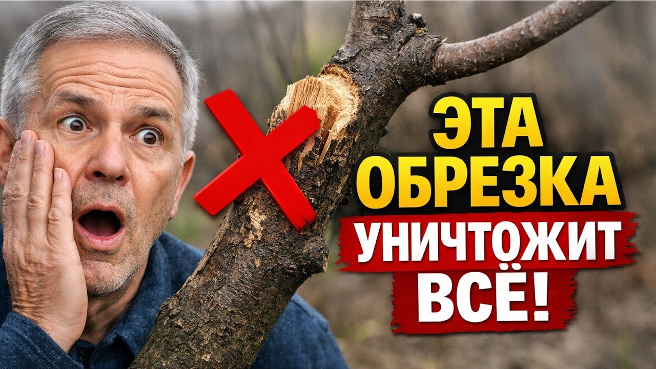 НЕ ДЕЛАЙТЕ ЭТОГО В МАРТЕ! 5 фатальных ошибок обрезки, которые убьют ваш сад