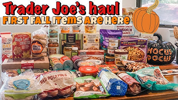 🎃 🍁 Trader Joe’s Haul! First Fall Items have Arrived for 2021! New items & Prices Included